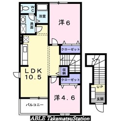 サンライト　リブＡの物件間取画像